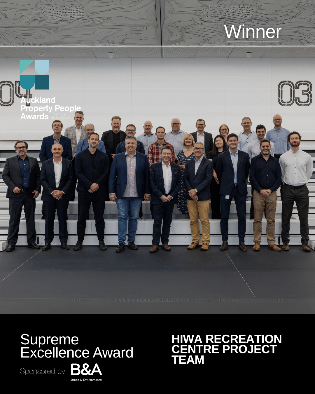 APPA25_Hiwa Recreation Centre Project Team_Supreme Winner