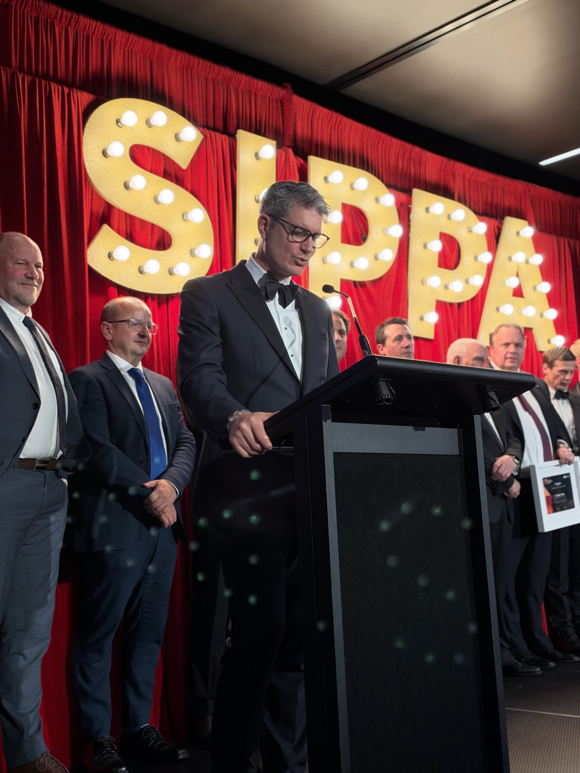 Jesse Mulligan and the Te Kaha Team - Supreme Excellence Award winners for 2026